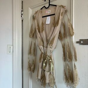 L'ATISTE by Amy Gold Embroidered Romper